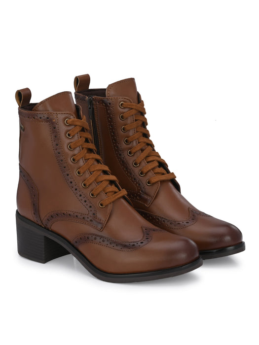 Sydney Women's Ankle Brogue Derby Boots