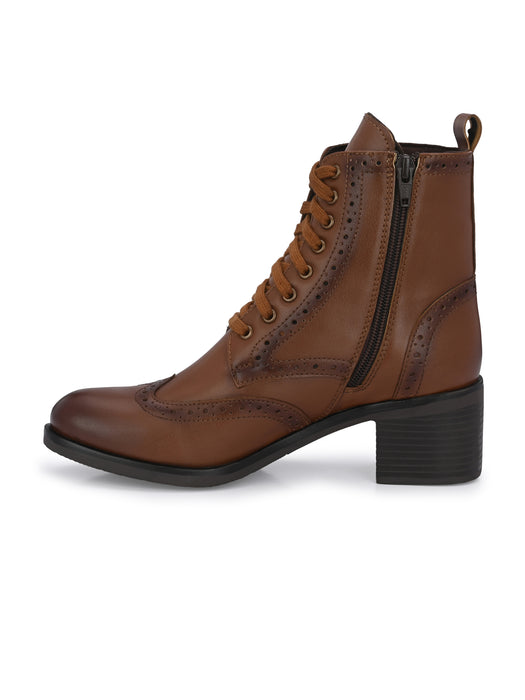 Sydney Women's Ankle Brogue Derby Boots