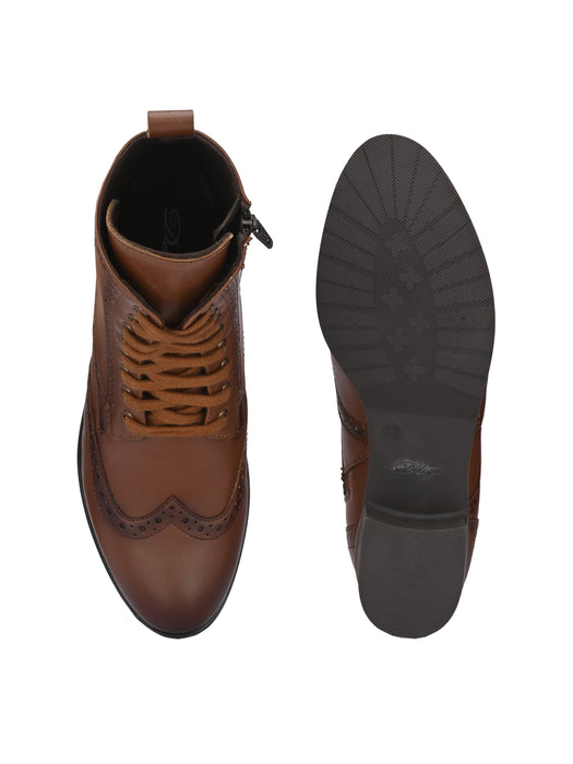 Sydney Women's Ankle Brogue Derby Boots