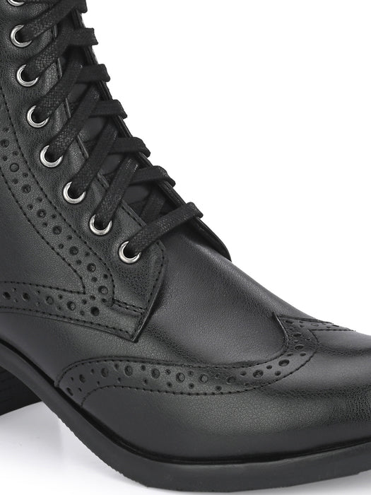 Sydney Women's Ankle Brogue Derby Boots